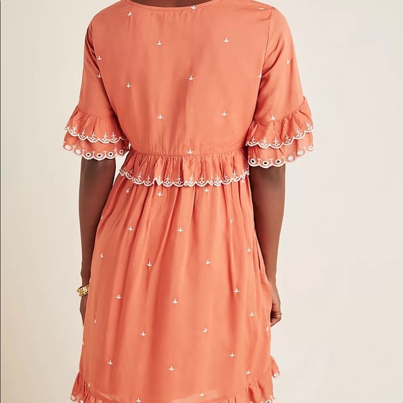 NWT Anthropologie Samia Ruffled Tunic Dress Sz 2 Z511-14 - Picture 2 of 4